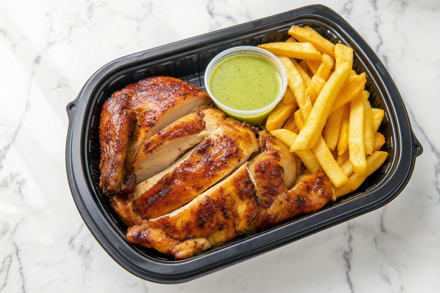 Rotisserie chicken to-go